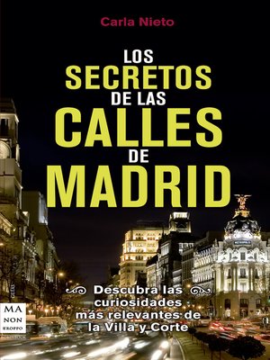 cover image of Los secretos de las calles de Madrid